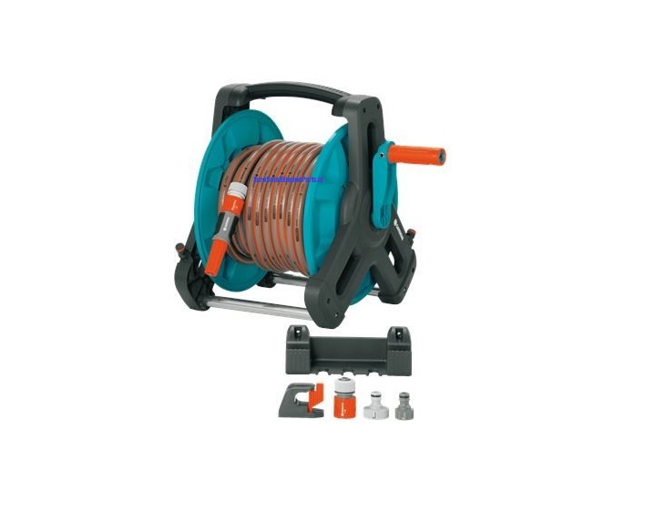 Gardena 50 Wall Hose Drum Set - 20 Metres